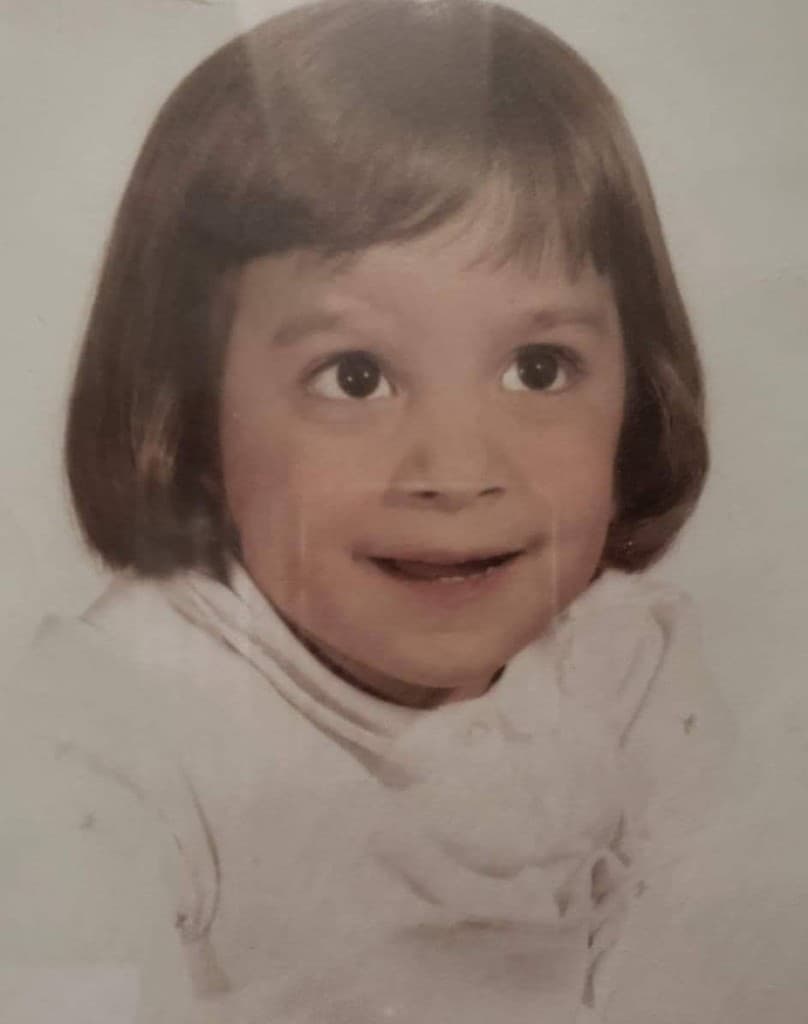 A childhood portrait.
